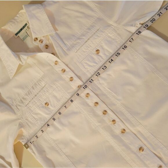 Boston Proper White Button Down Shirt - Picture 3 of 13